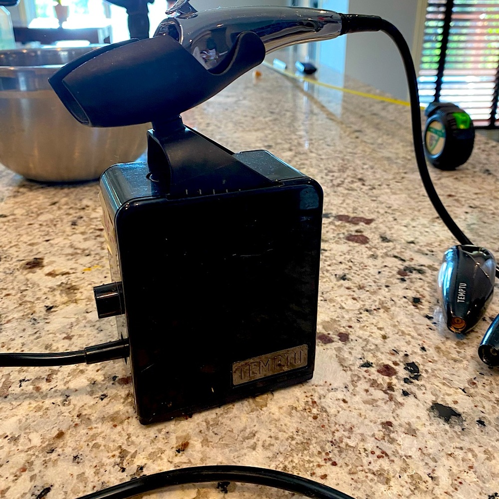 Temptu airbrush makeup machine.